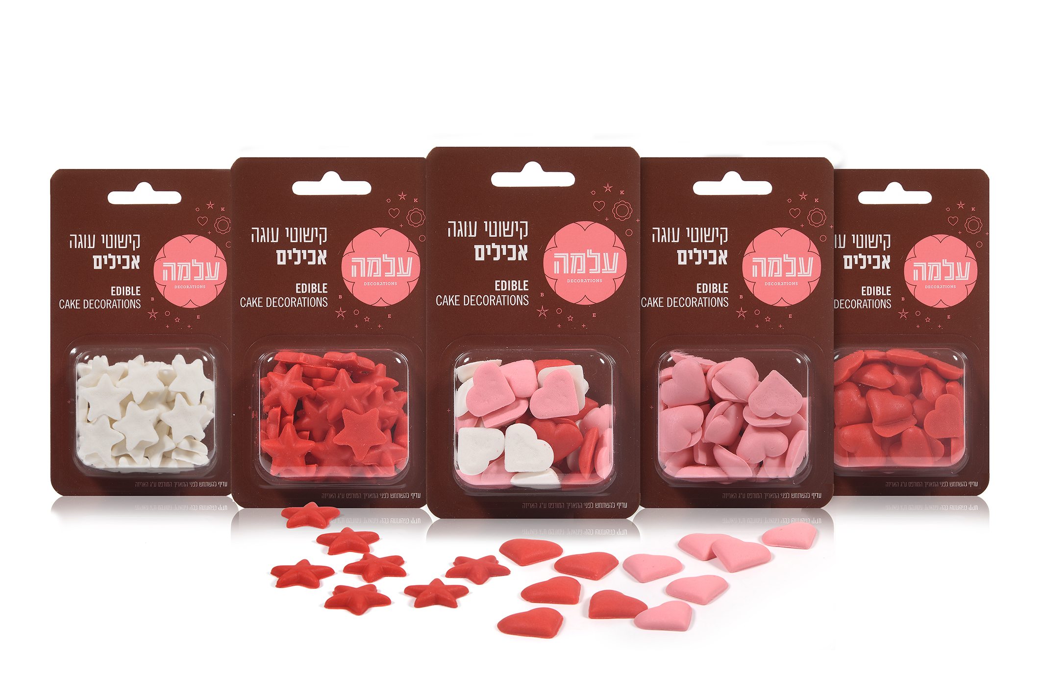 Edible cake decorations