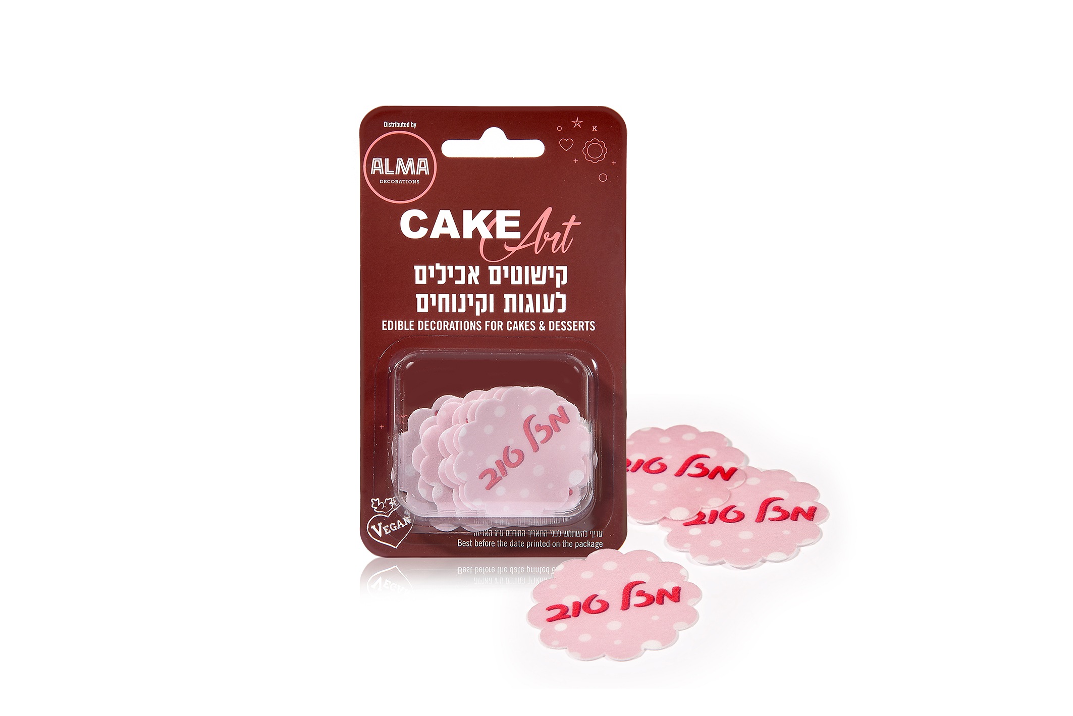 Edible decorations – congratulations Pink 