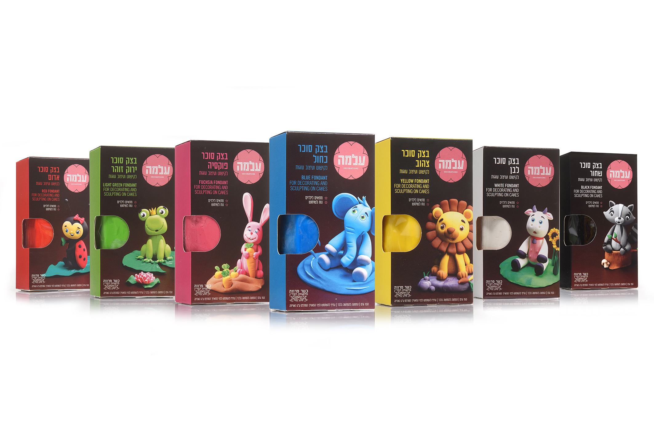 Fondant for sculpting on cakes – 150 gr.